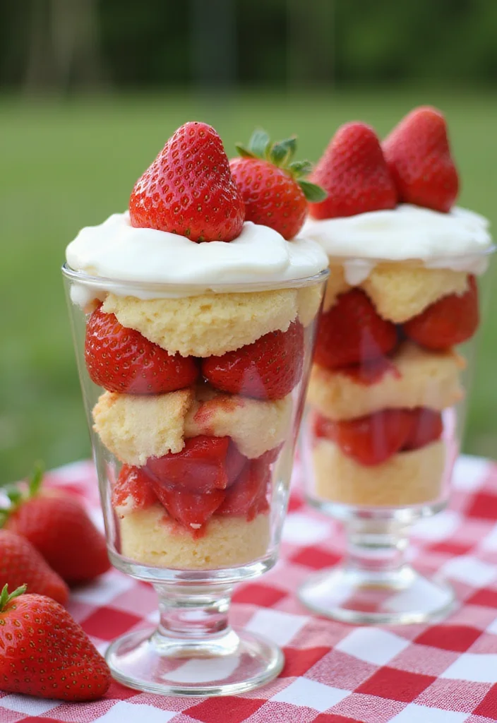 12 Strawberry Dessert Recipes Fresh and Simple - 8. Strawberry Shortcake Cups
