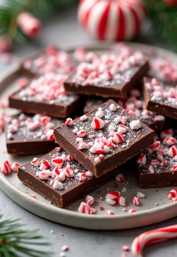 12 Thanksgiving Dessert Recipes for a Sweet Holiday - 12. Vegan Chocolate Peppermint Bark
