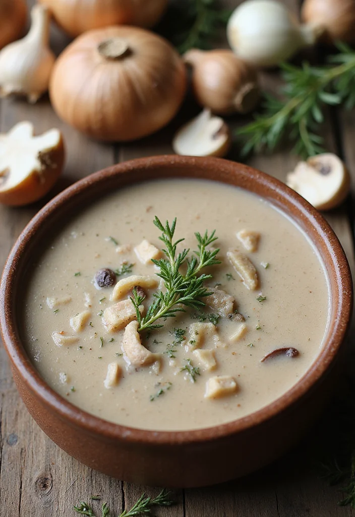 12 Winter Healthy Recipes for Cozy Eating - 1. Creamy Vegan Mushroom Soup