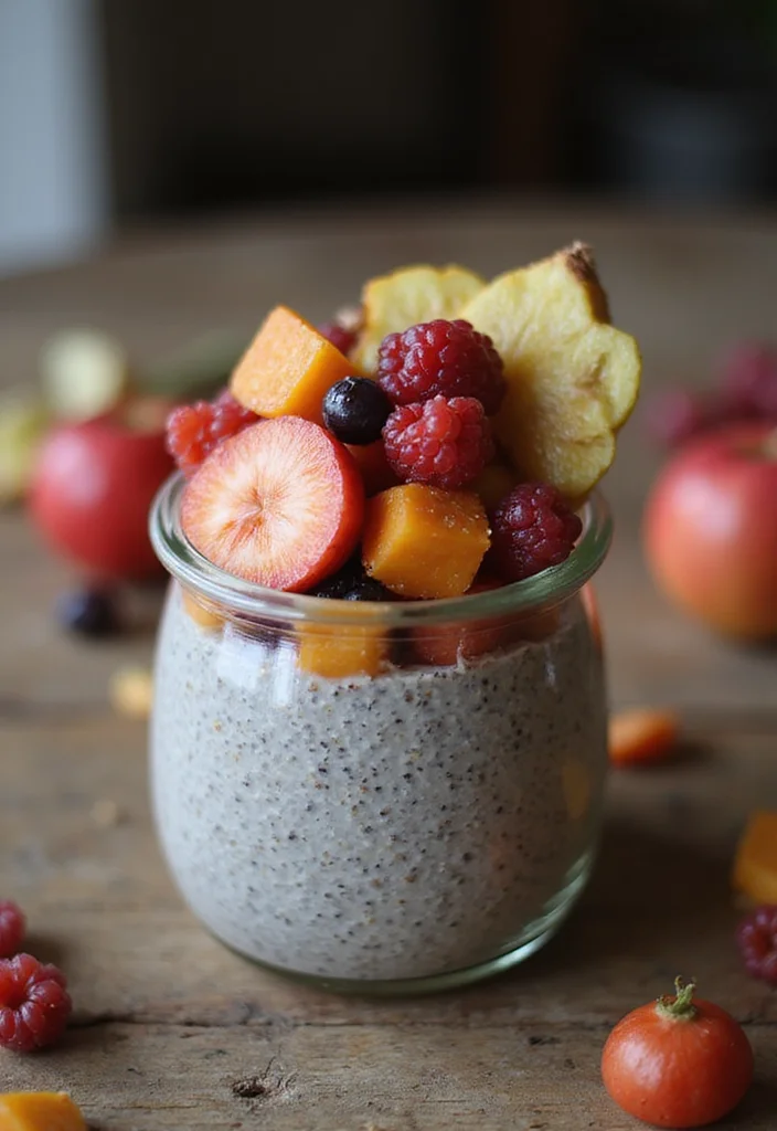 12 Winter Healthy Recipes for Cozy Eating - 10. Chia Seed Pudding with Seasonal Fruits