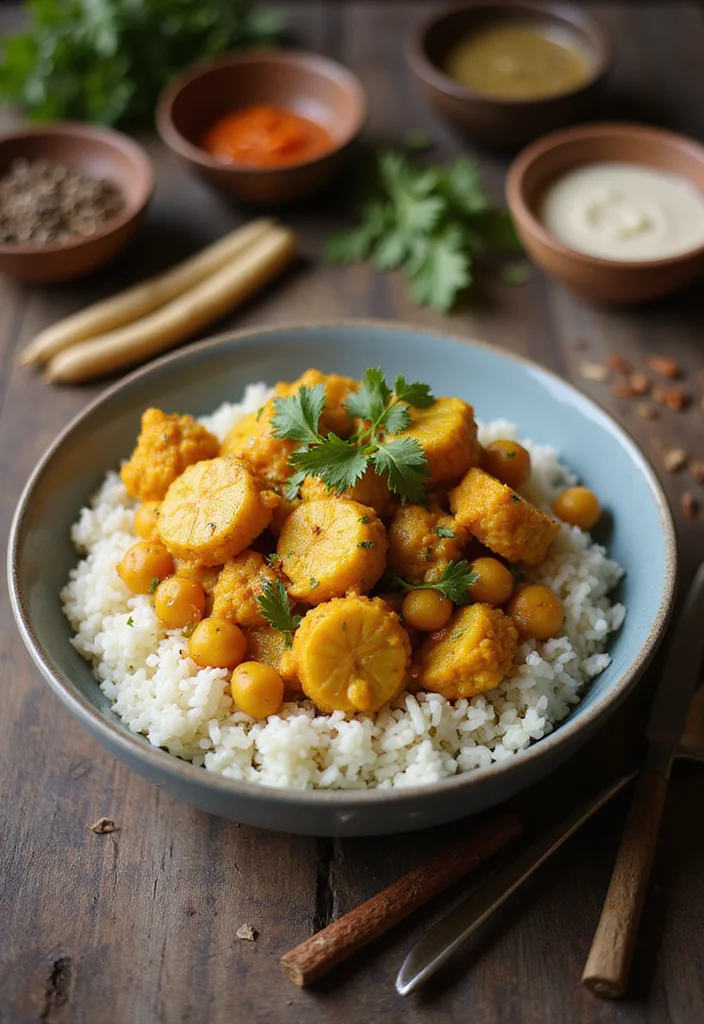 12 Winter Healthy Recipes for Cozy Eating - 6. Cauliflower and Chickpea Curry